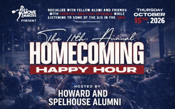 Howard Homecoming Happy Hour 2026 Poster